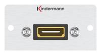 Kindermann Konnect 50 alu - Modulares Faceplate-Snap-In