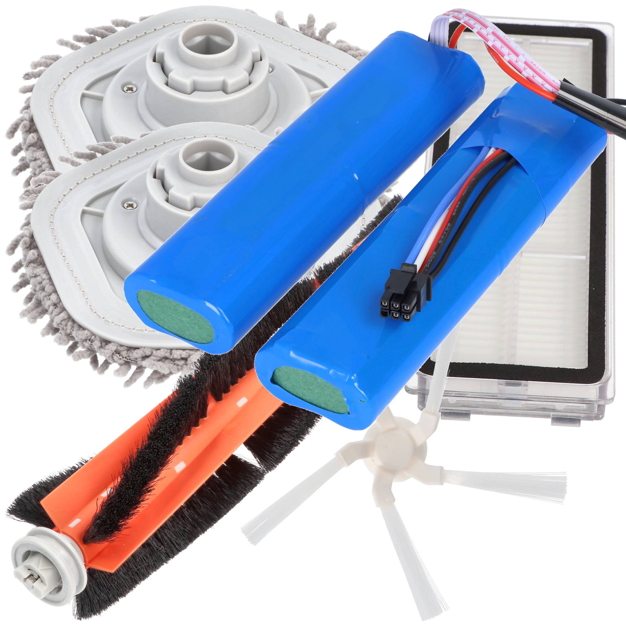 Ultra Reinigungsset für Dreame W10, Dreame W10s, Dreame W10 Pro bestehend aus Akku, Hauptbürste, Seitenbürste, Filter un