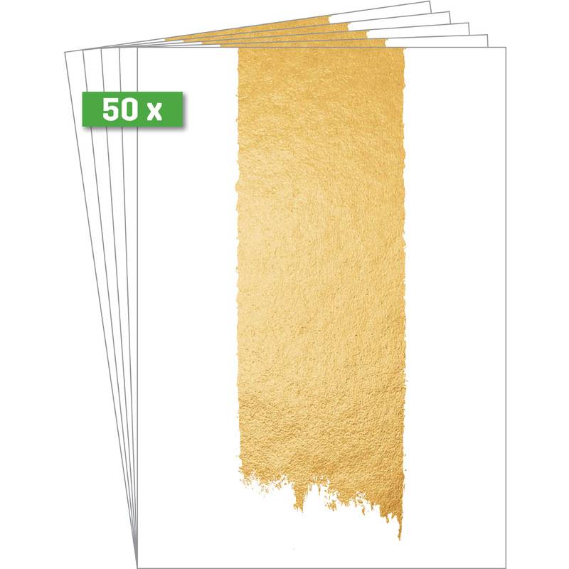 Motiv-Papier A4 200g Golden brush stroke 50 Blatt