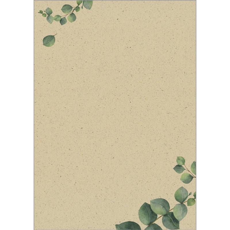 sigel Design-Papier "Eucalyptus", DIN A4, 100 g/qm