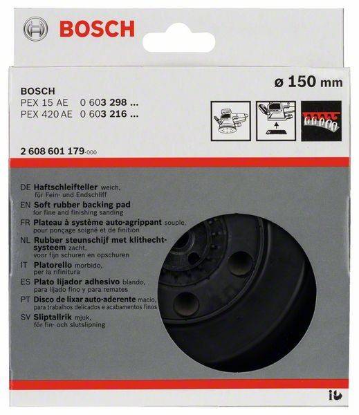 Bosch Power Tools Schleifteller weich, 150 2608601179
