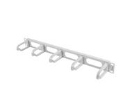Lanberg AK-1205-S, Kabelmanagementtafel, Grau, Metall, Kunststoff, 1U, 48,3 cm (19 Zoll), 482,6 mm