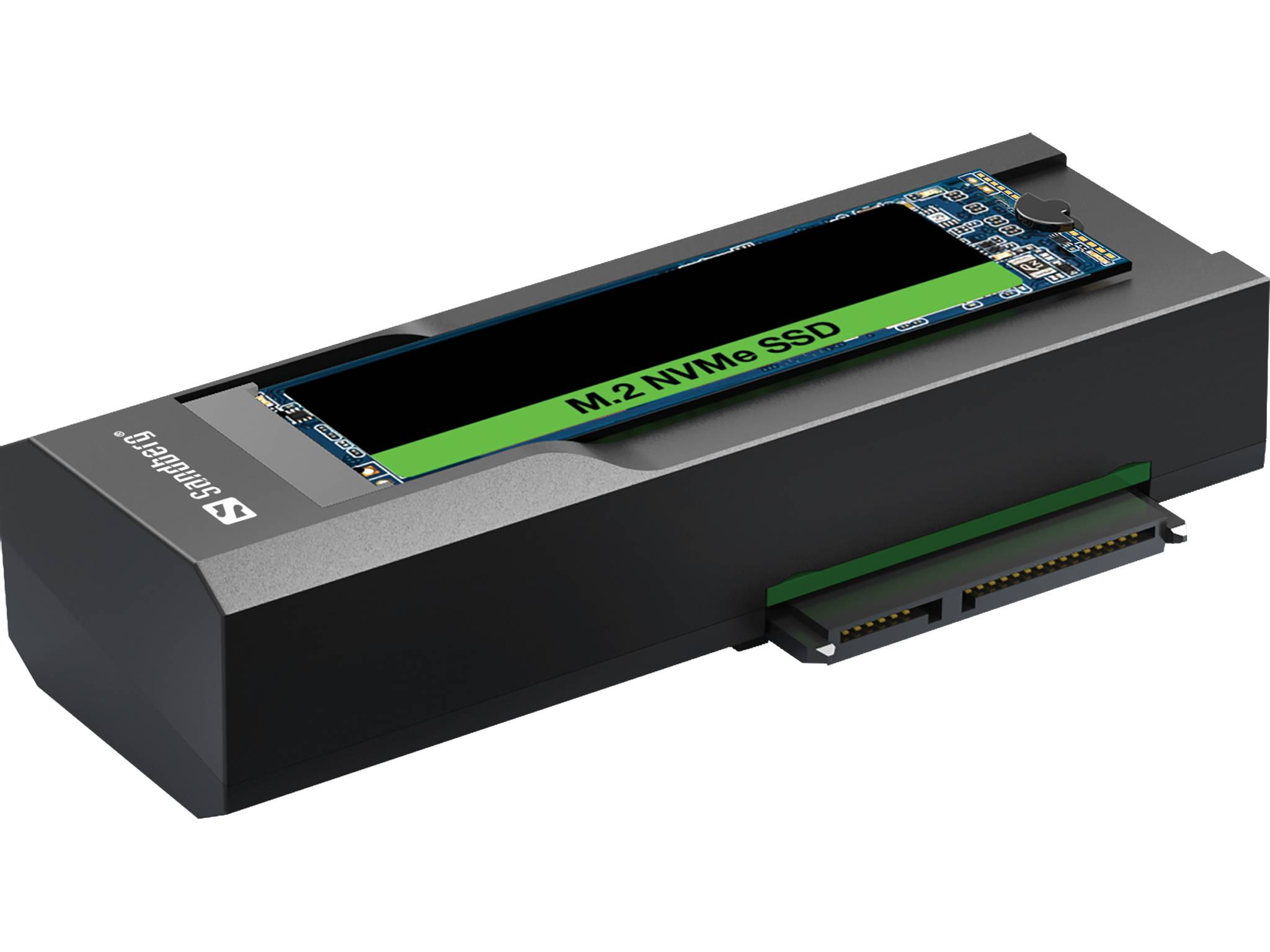 SANDBERG HDD / SSD Dockingstation - Klonfunktion mit Offline Clone Schächte: 2 - 2,5" / 3,5" gemeinsam genutzt (6,4 cm/8,9 cm gemeinsam genutzt)