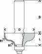 Bosch Power Tools Kantenformfräser 2608628359