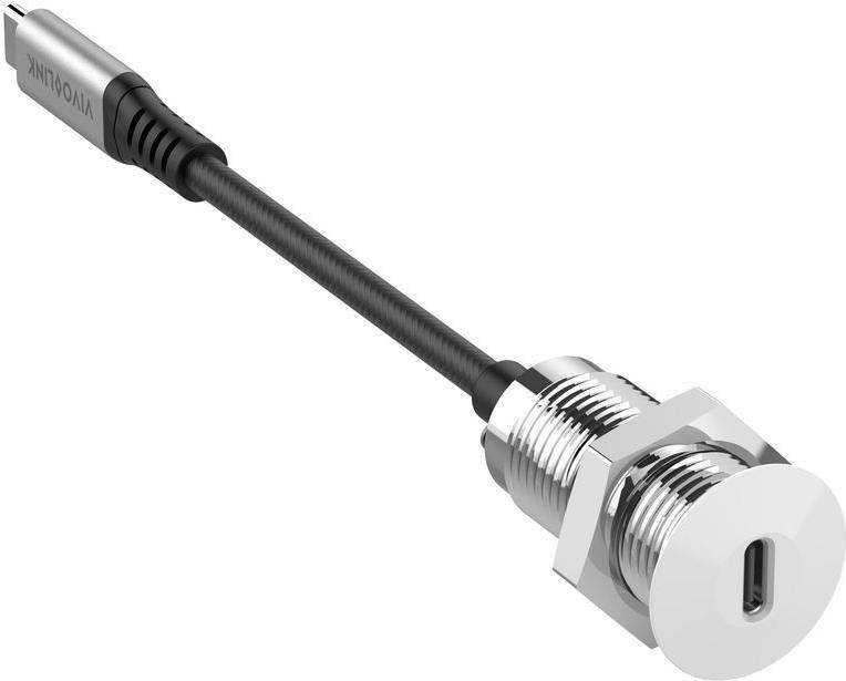 Vivolink USB-C Desk socket white with (PROUSBCMF0.3SOCKET-W)