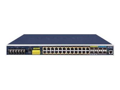 Planet IGS-6325-24P4X - Switch - L3 - managed - 20 x 10/100/1000 (PoE+)+ 4 x