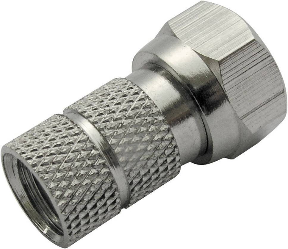 Schwaiger Antennenanschluss - F-Stecker (M) - Koax - 6.5 mm - Silber (Packung mi