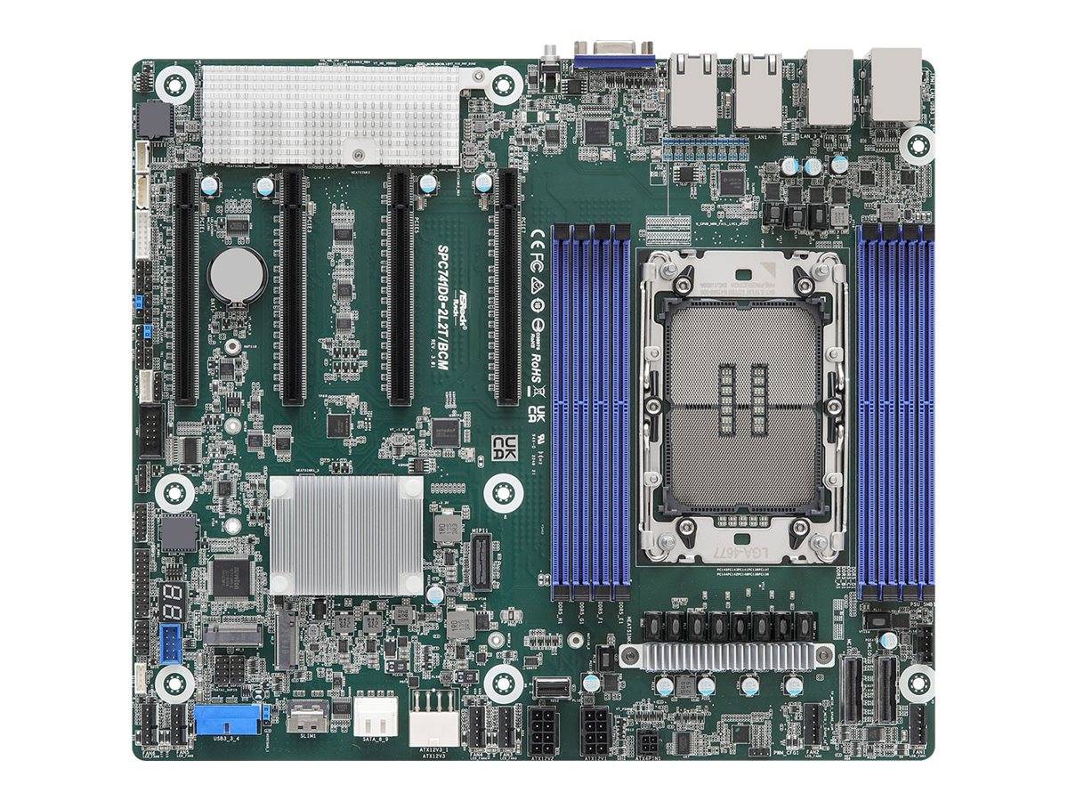 ASRock Rack SPC741D8-2L2T/BCM - Motherboard - SSI CEB - LGA4677 Socket-E - Intel C741 Chipsatz - USB 3.2 Gen 1 - 2 x 10
