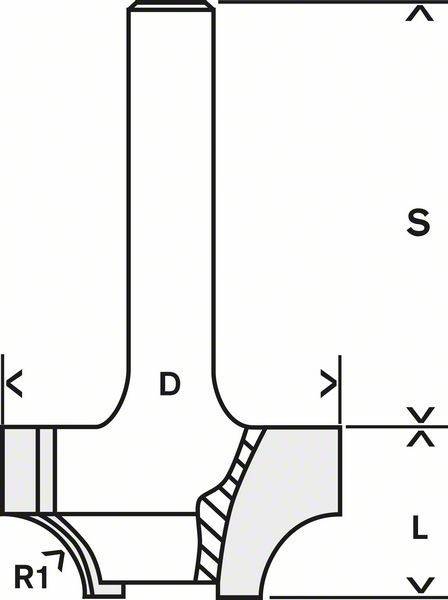 Bosch Power Tools Kantenformfräser 2608628355