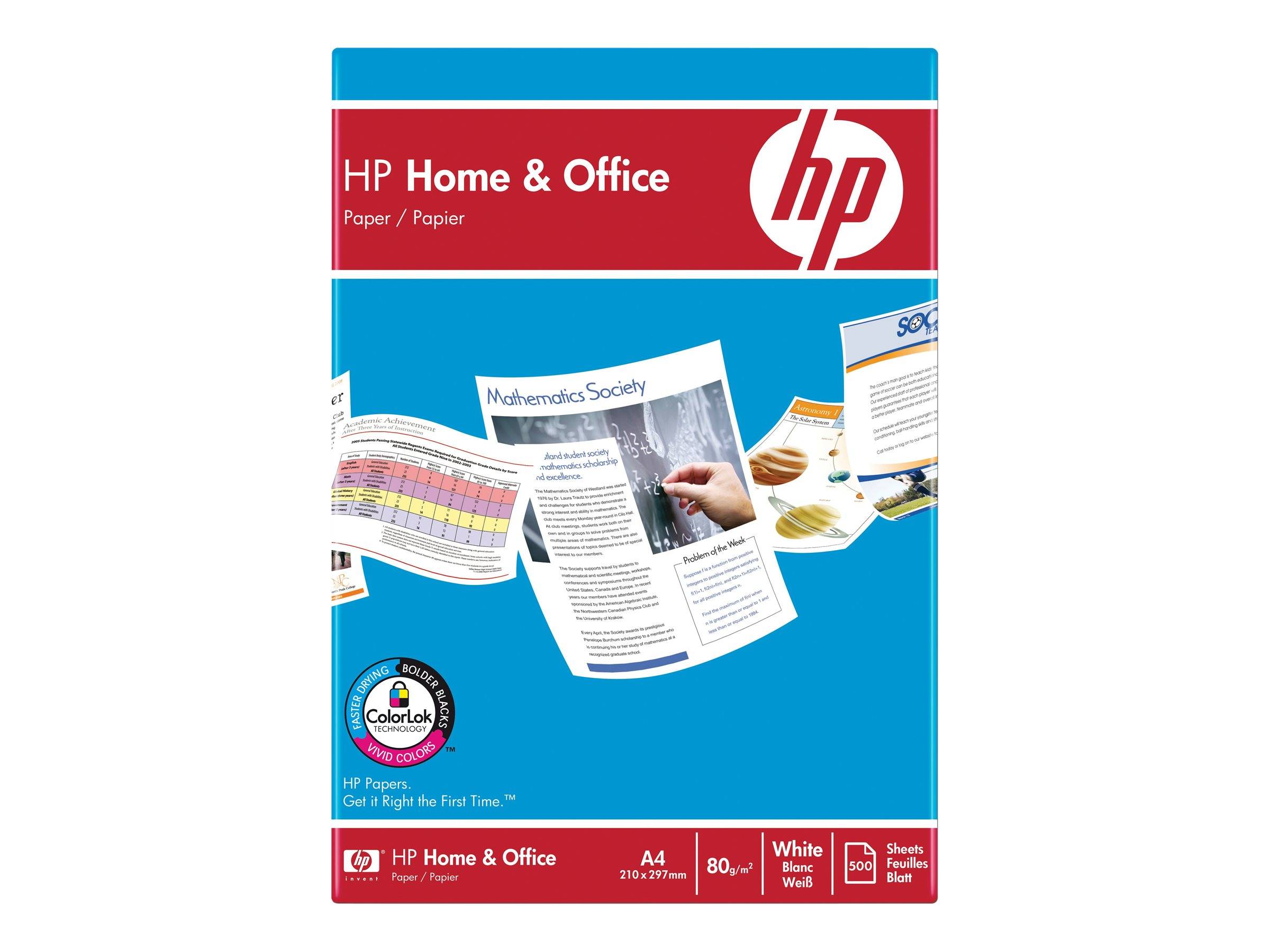 HP Home &amp; Office Paper - A4 (210 x 297 mm) - 80 g/m²