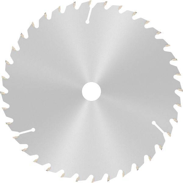 Eine Kreissägeblatt mit scharfen, gleichmäßig um seinen Rand angeordneten Zähnen, das zum Schneiden von Holz oder anderen Materialien entwickelt wurde.