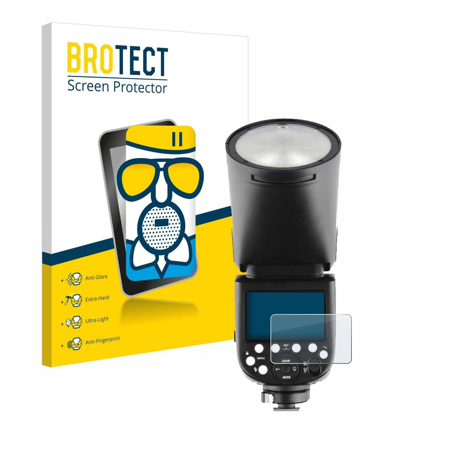 BROTECT AirGlass Matt Glas Panzer Folie für Godox