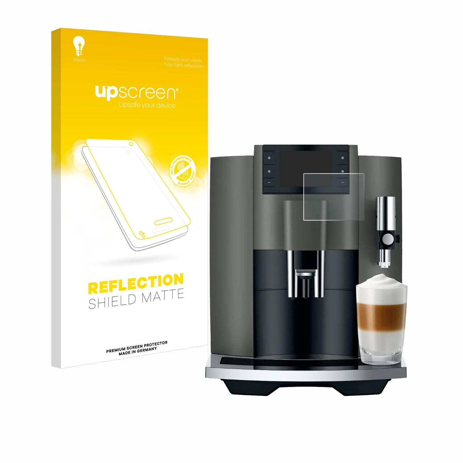 upscreen Reflection Shield Matt Schutzfolie für Jura E8