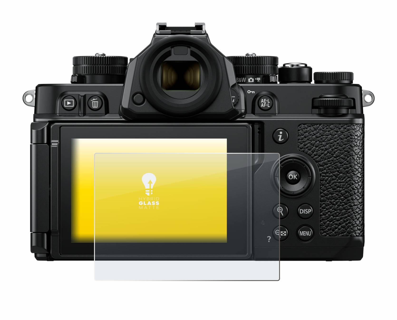 upscreen Hybrid Glas Matt Panzer-Folie für Nikon Z F