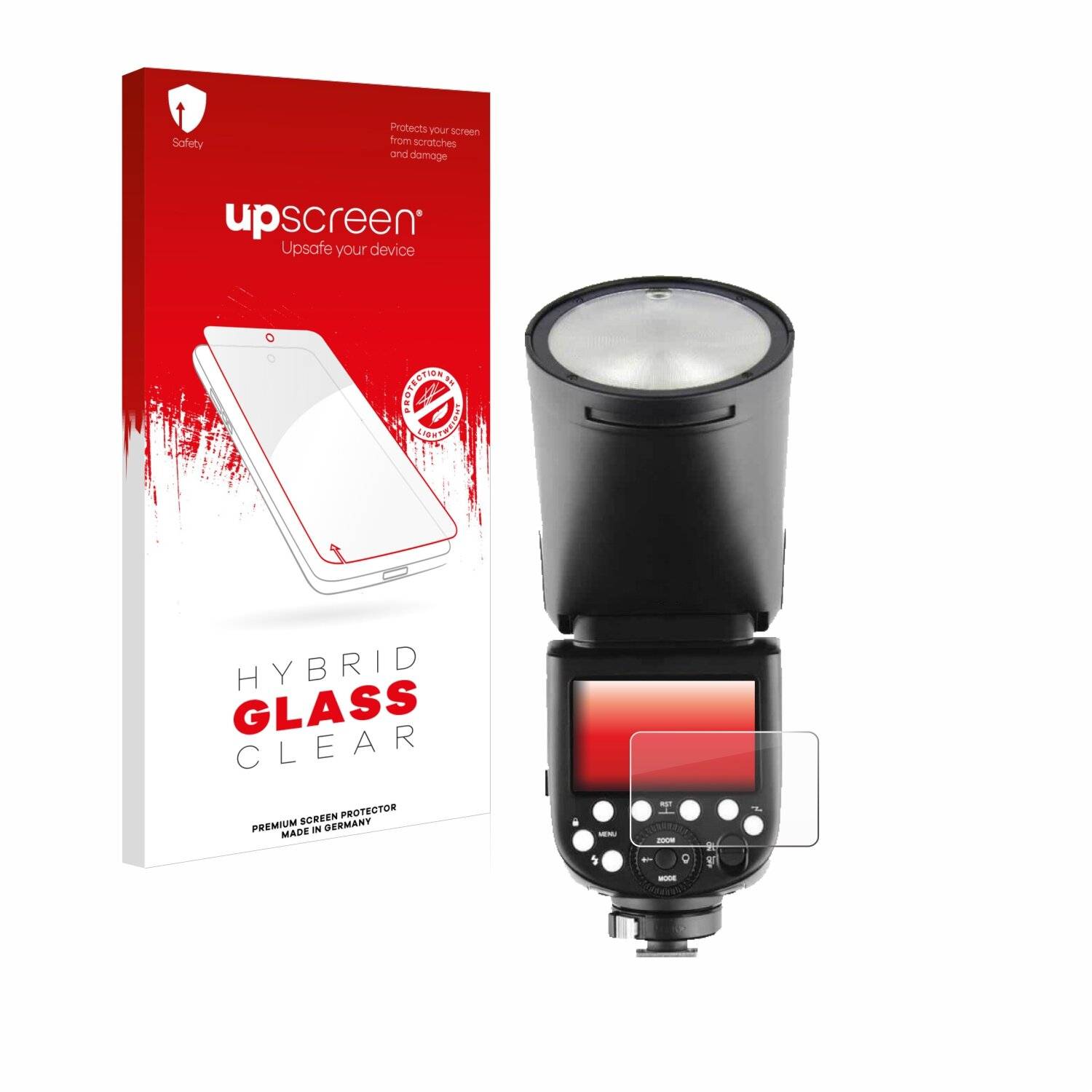 upscreen Hybrid Glas Panzer-Folie für Godox