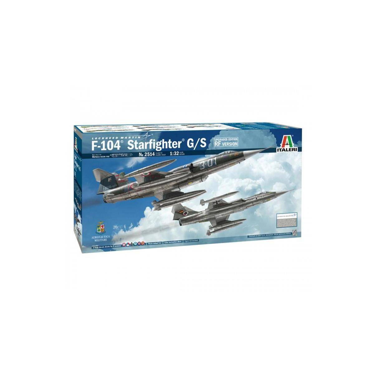 2514 - Modellbausatz, 1:32 F-104G/S - RF-104G Starfighter