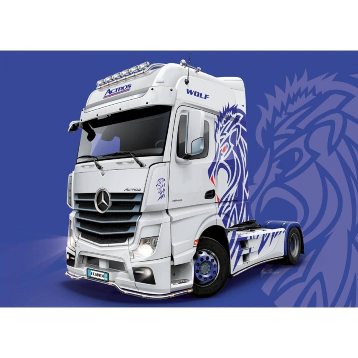 3935 - Modellbausatz,1:24 M-B Actros MP4 Show GigaSpace