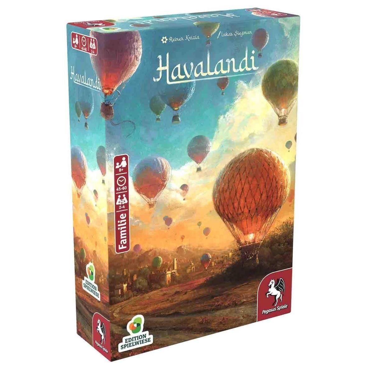 Havalandi, Brettspiel, für 2-4 Spieler, ab 8 Jahren (DE-Ausgabe)