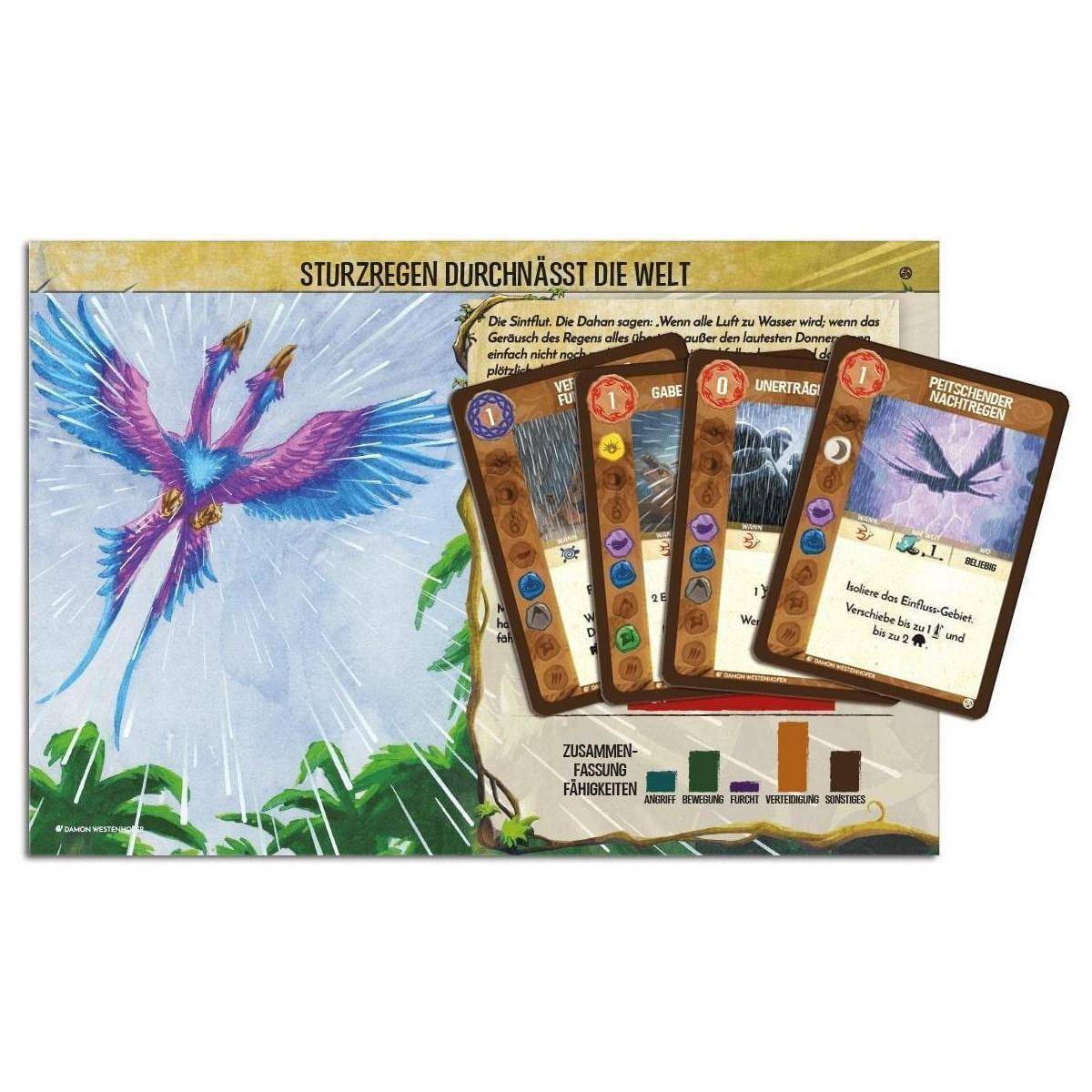 90008G - Spirit Island: Sturzregen durchnässt die Welt, ab 12 Jahren (DE-Erweiterung)