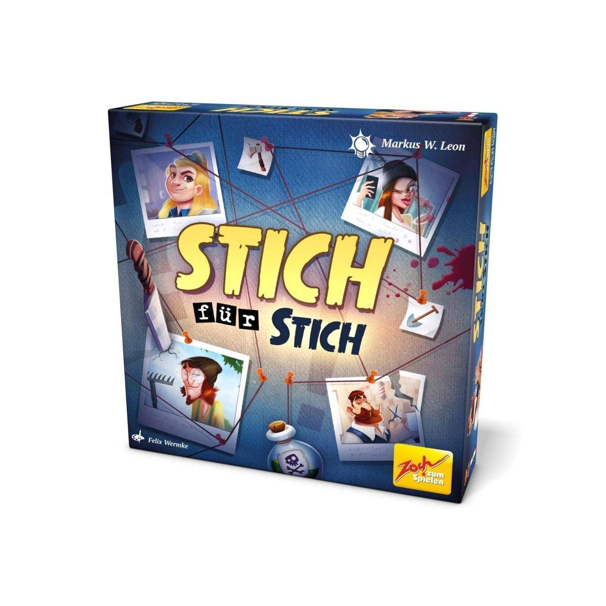 Stich für Stich, Kartenspiel, für 2-4 Spieler, ab 10 Jahren (DE-Ausgabe)