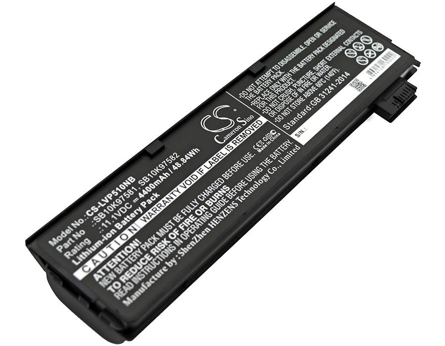 Ersatzakku - CS-LVP510NB - Lenovo 01AV422 / SB10K97579 - 11,1 Volt 4400mAh Li-Ion