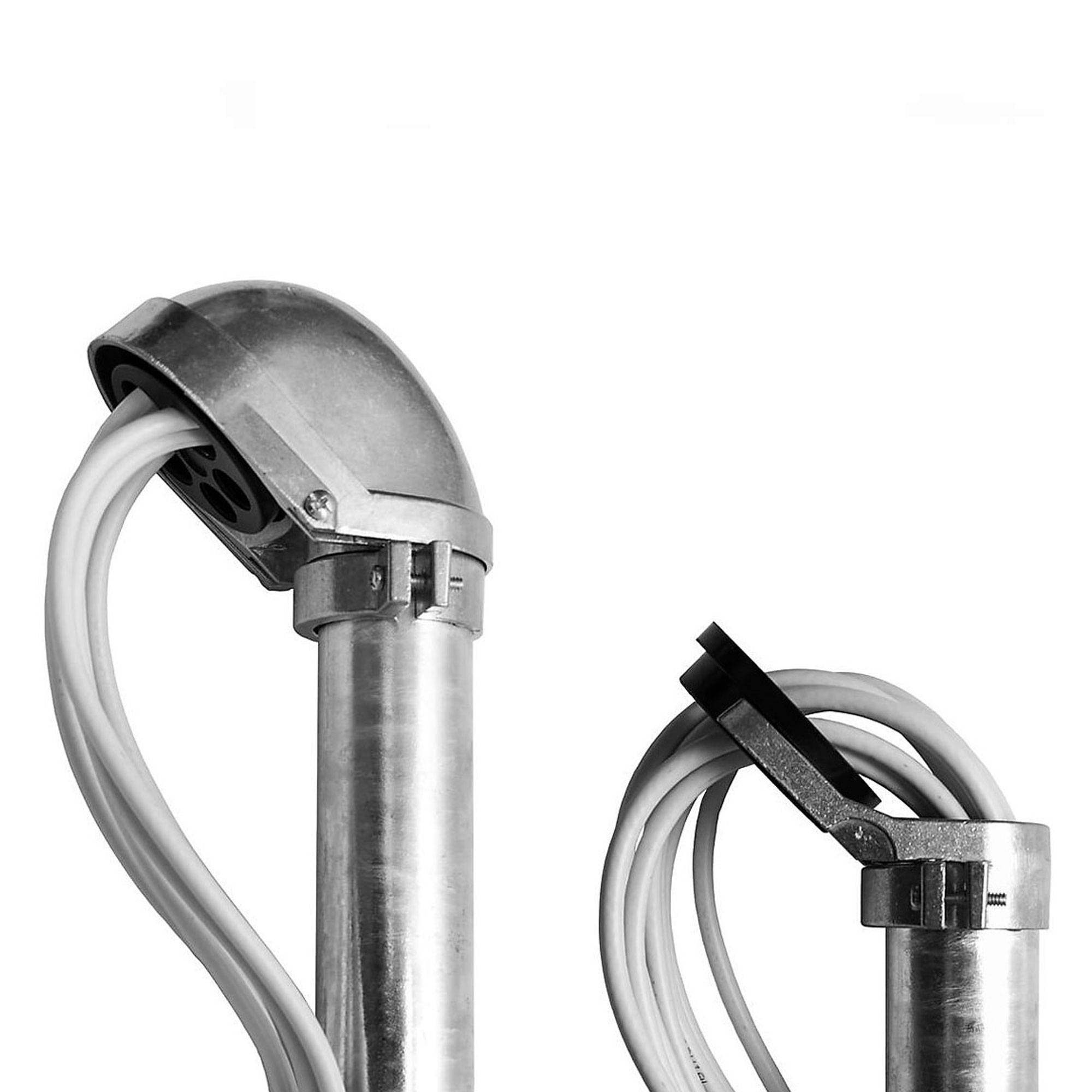 PremiumX SOLID X85-48 Dachsparrenhalter verzinkt Satellitenschüssel SAT Dach Halterung Dachsparrenmasthalter ALU Mastkappe