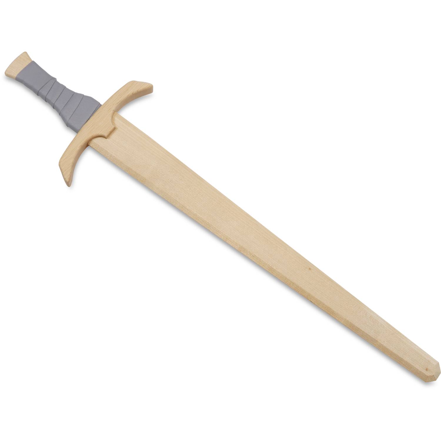 BestSaller 1105 Schwert Schwertleite Birke/Erle 56 cm, graue Wickelung, natur/grau