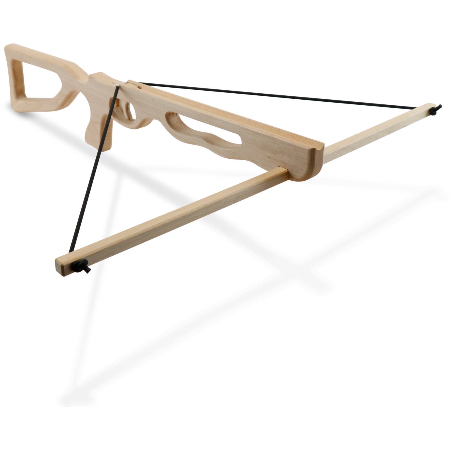 BestSaller 1218 Armbrust Wettkampf, Voll-Holz natur inkl. 3x Bolzen 1215, natur, 4-teilig (1 Set)