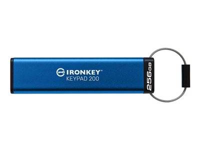 KINGSTON 256GB IronKey Keypad 200 Eingabe / Ausgabe USB-Stick
