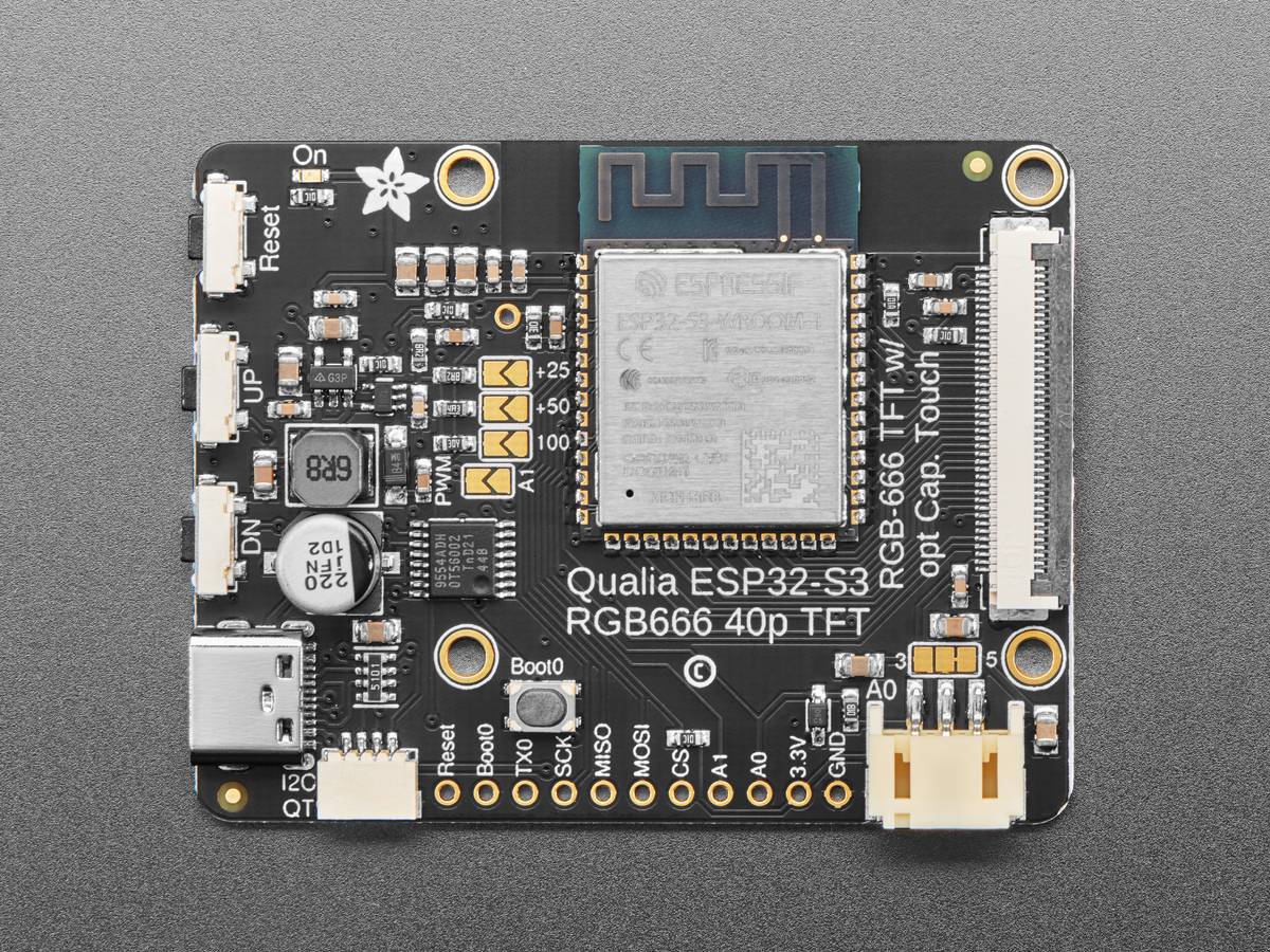 Adafruit Qualia ESP32-S3 Board for TTL RGB-666 Displays 5800
