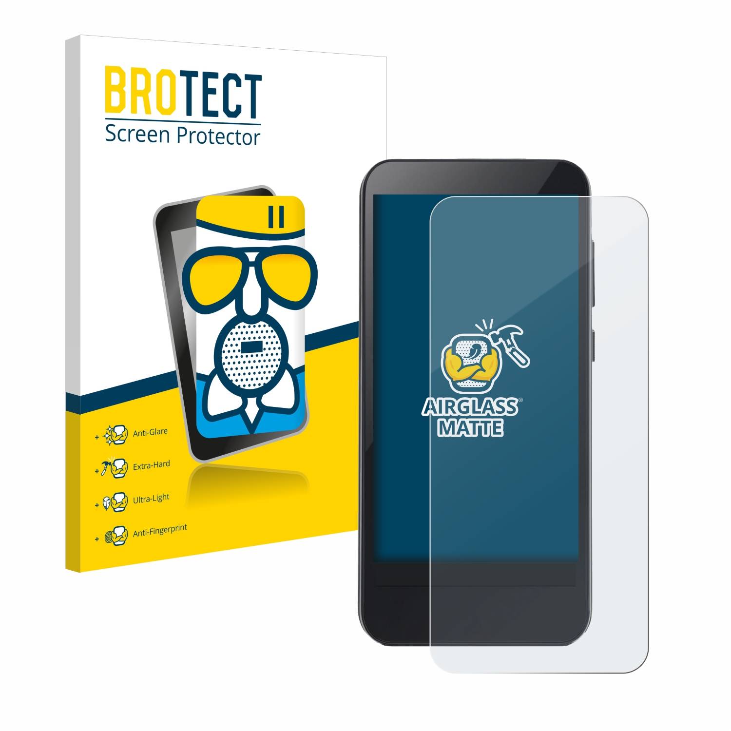 BROTECT AirGlass Matt Glas Panzer Folie für Omnipod 5