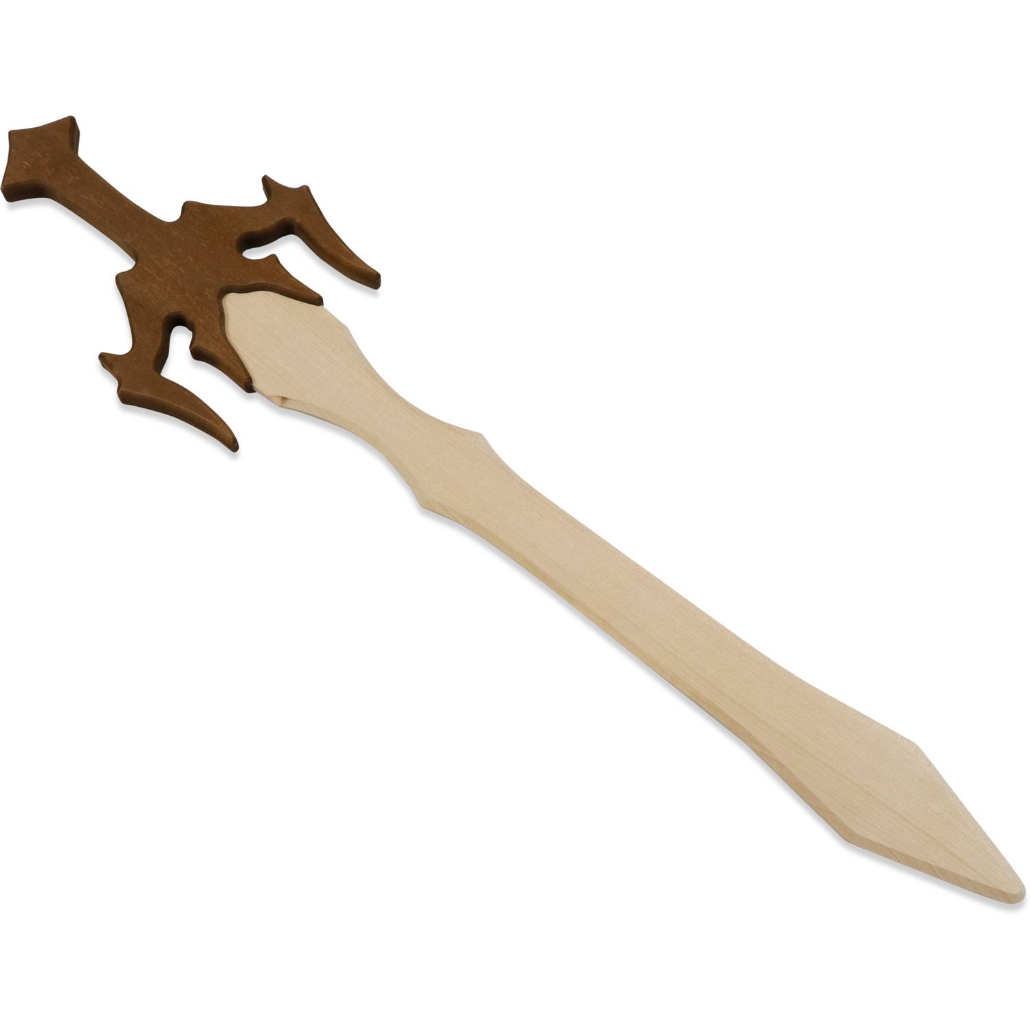 BestSaller 1119 Langschwert Dämonentöter, Birke/Erle, 69 cm,Griff gebeizt, natur