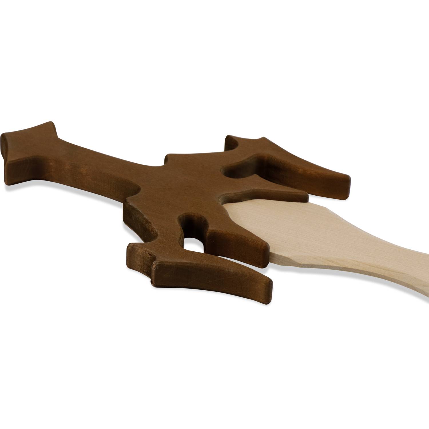 BestSaller 1119 Langschwert Dämonentöter, Birke/Erle, 69 cm,Griff gebeizt, natur