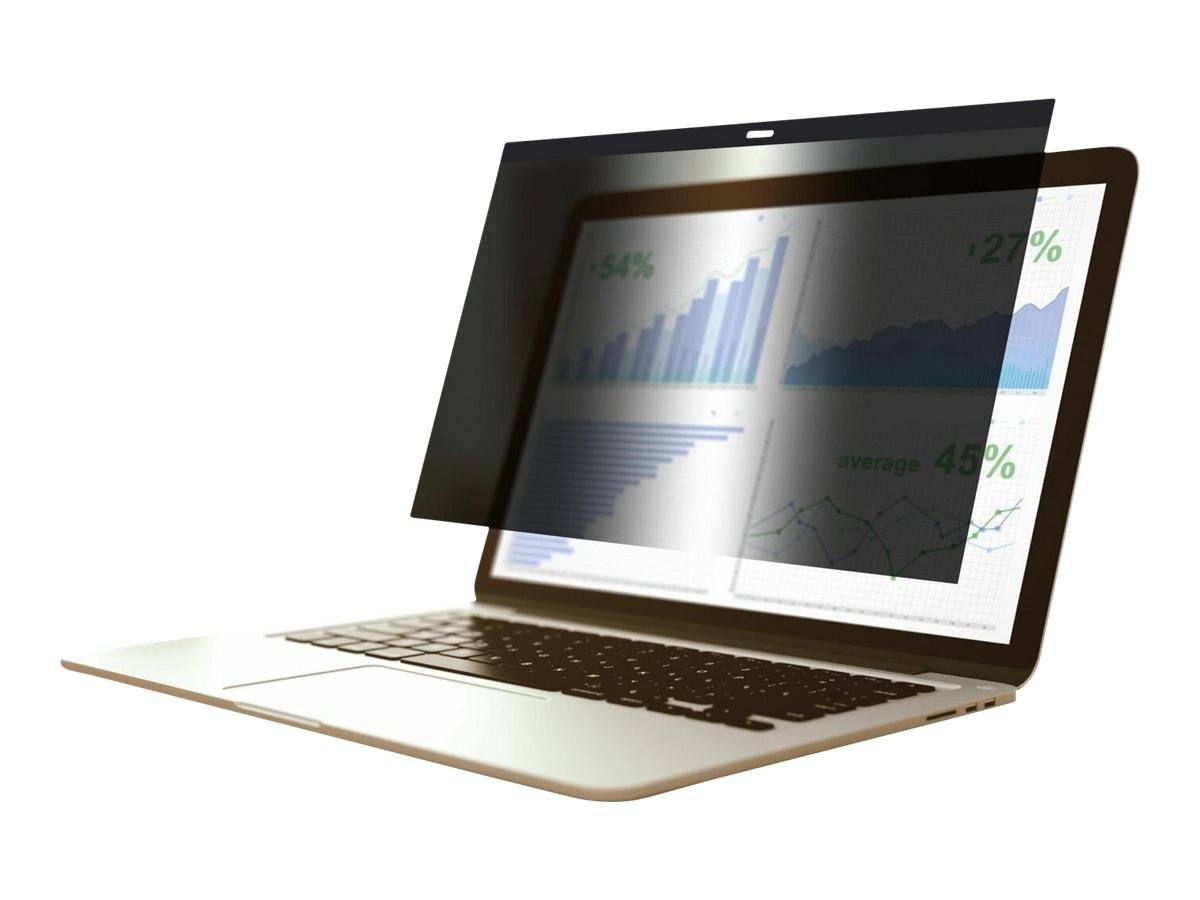 Offener Laptop, der ein Business-Analytics-Dashboard mit Diagrammen, Grafiken und Prozentangaben auf dem Bildschirm anzeigt.