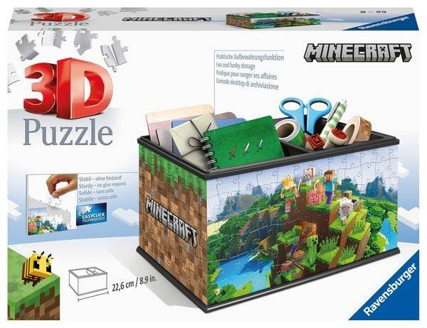 3D Puzzle Ravensburger Aufbewahrungsbox Minecraft 216 Teile
