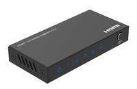 Microconnect MC-HDMISPLITTER0102-4K, HDMI, HDMI, 3840 x 2160 Pixel, Schwarz, Stahl, 4K Ultra HD