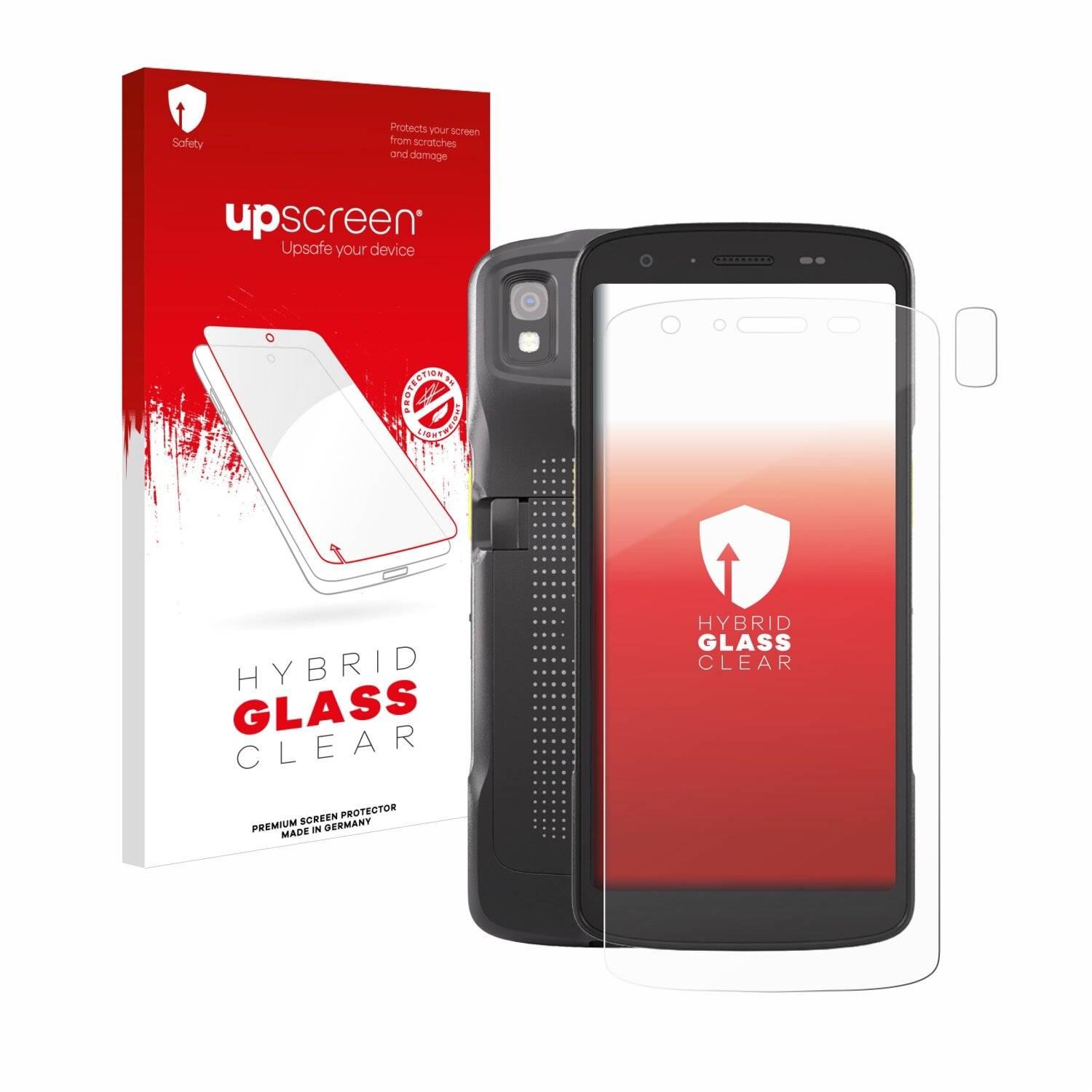 upscreen Hybrid Glas Panzer-Folie für Zebra TC27