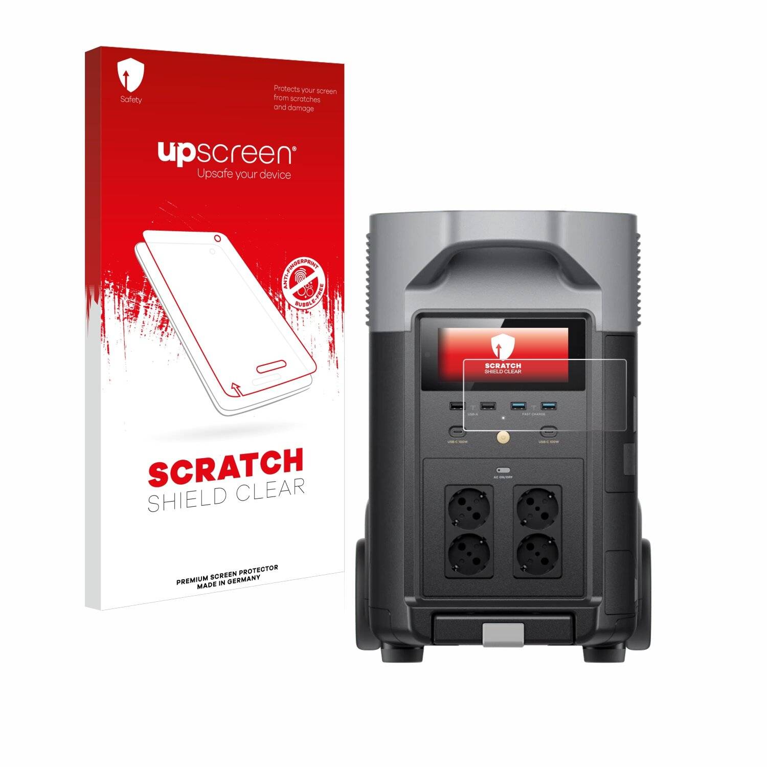 upscreen Scratch Shield Schutzfolie für EcoFlow DELTA