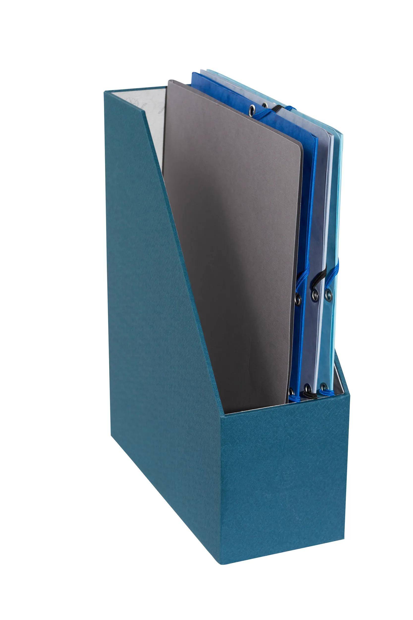 Exacompta 2x Stehsammler Rücken 10cm 312x106x265 cm A4 Maxi Blau 90603E