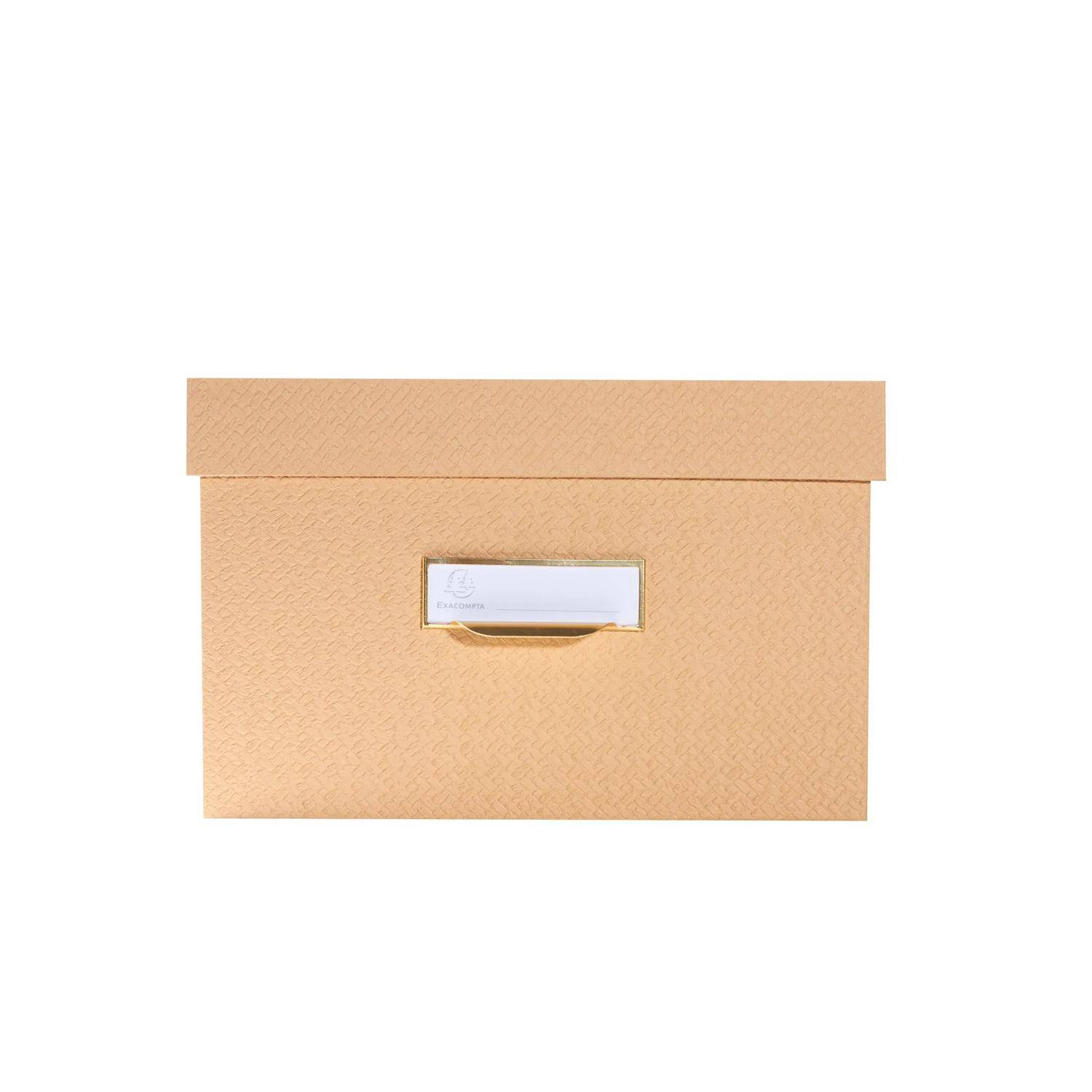 Exacompta Set mit 3 Boxen, Office by me - Beige - 79602E
