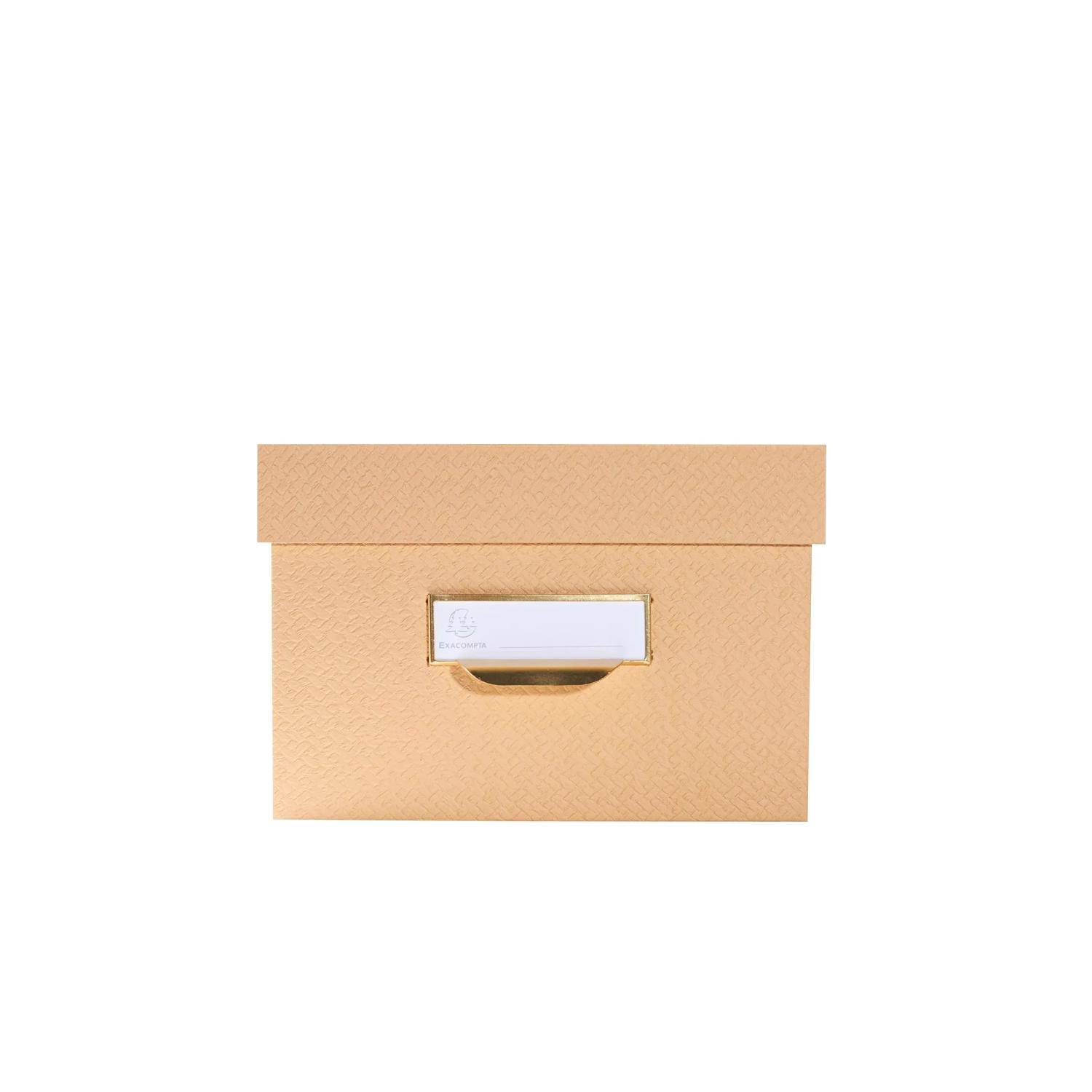 Exacompta Set mit 3 Boxen, Office by me - Beige - 79602E