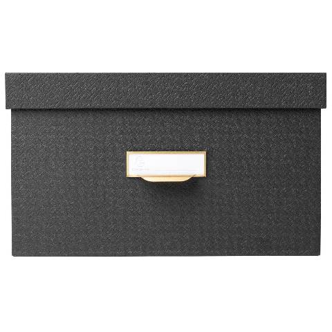 Exacompta Set mit 3 Boxen, Office by me - Schwarz - 79601E