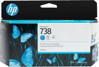 HP 738 - 130 ml - Cyan - original - DesignJet - Tintenpatrone - für DesignJet T9