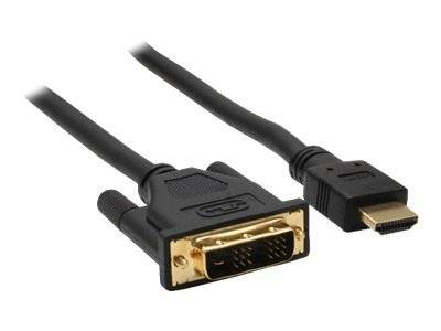 InLine HDMI-DVI Kabel - vergoldete Kontakte - HDMI ST auf DVI 18+1 ST - 5m - 5 m