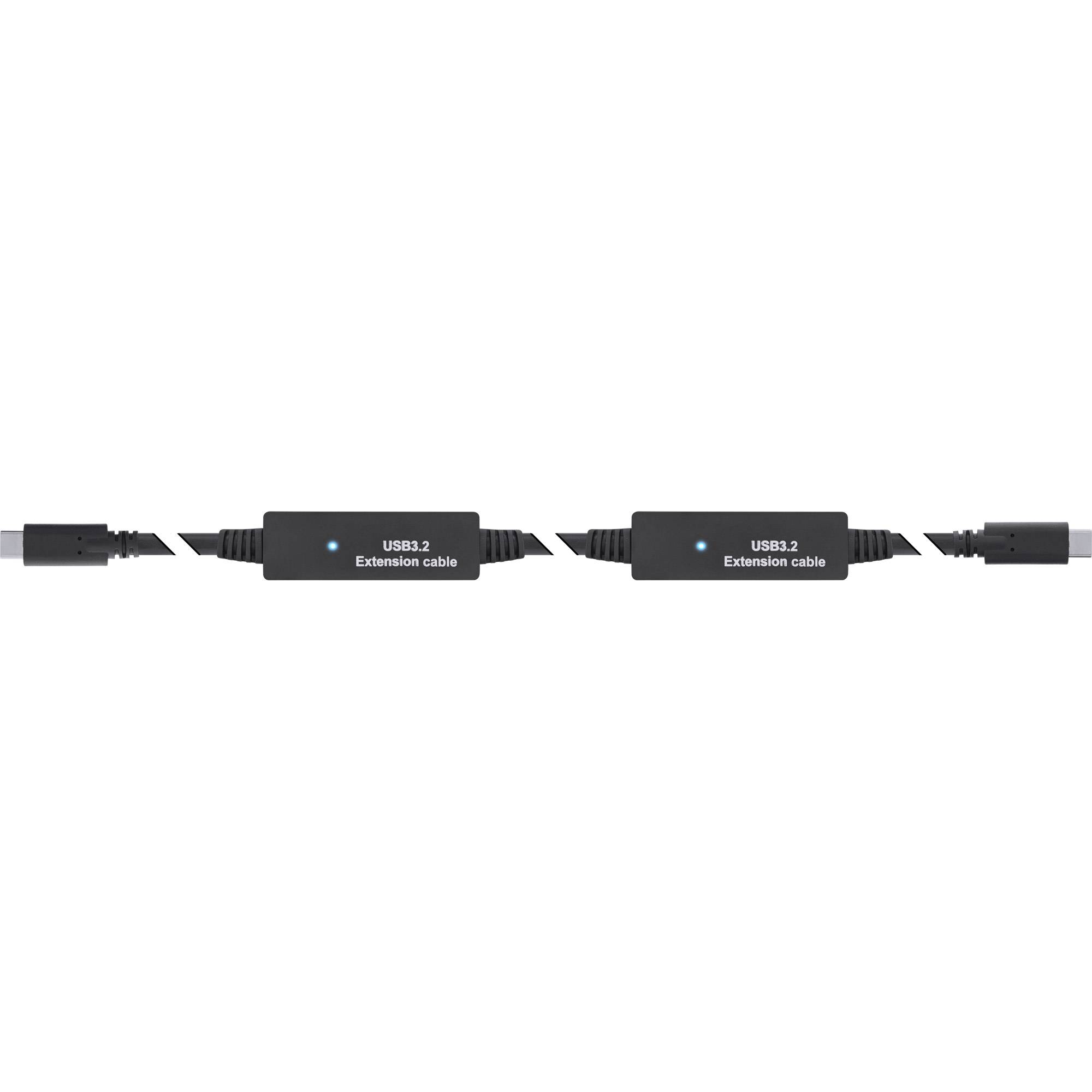InLine USB 3.2 Gen.1 Aktiv-Kabel - USB-C Stecker an USB-C Stecker - schwarz - 15