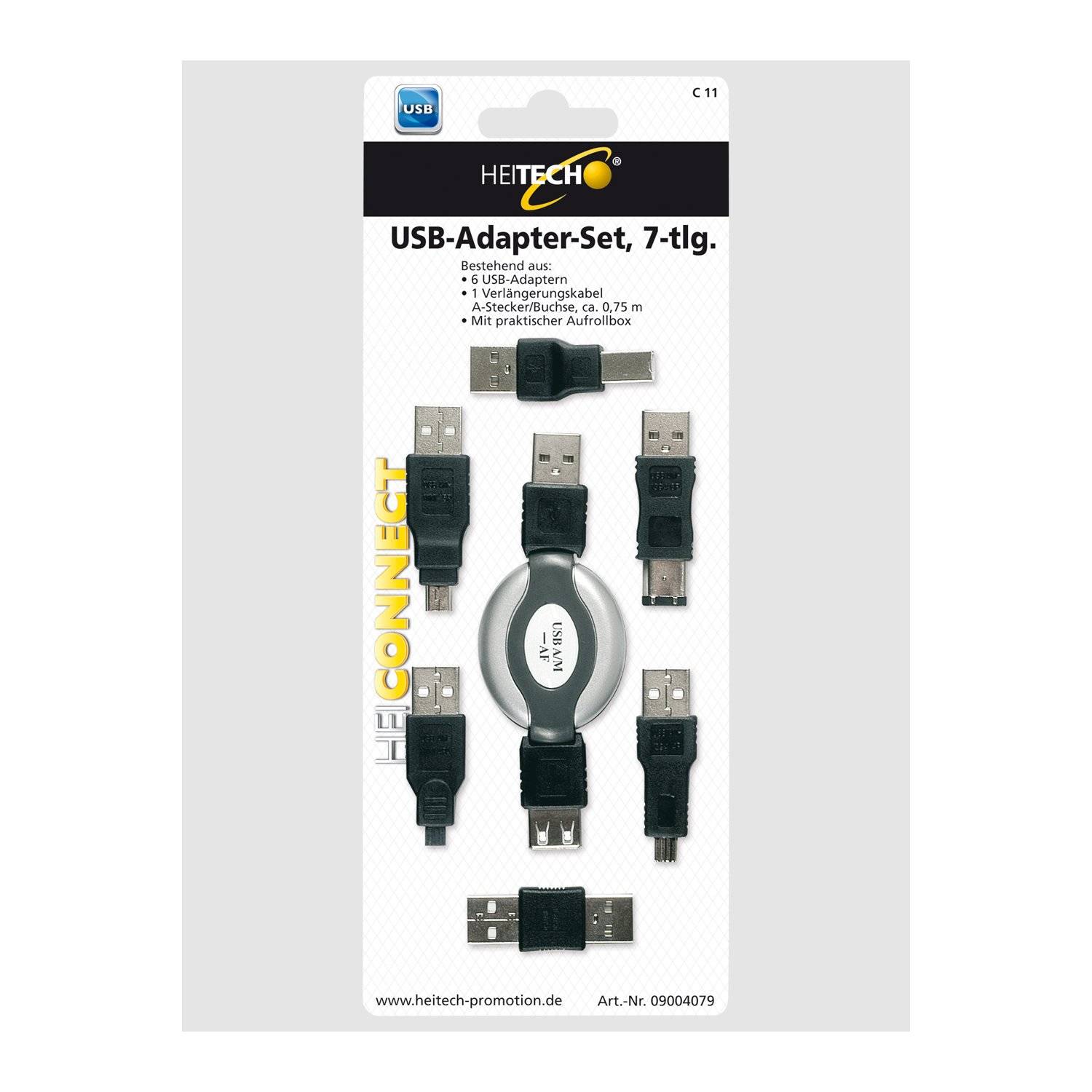 USB-Adapter-Set, 7-tlg