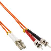 InLine LWL Duplex Kabel - LC/ST - 50/125µm - OM2 - 2m - halogenfrei - LWL - 50/1
