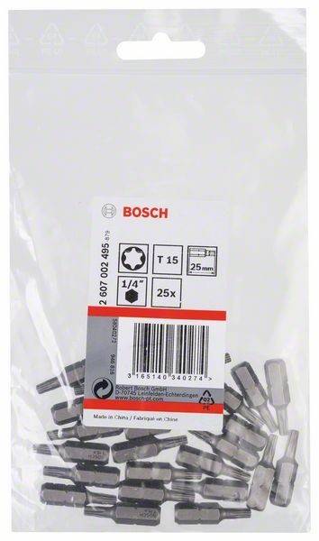 Bosch Power Tools Schrauberbit Extra-Hart 2607002495