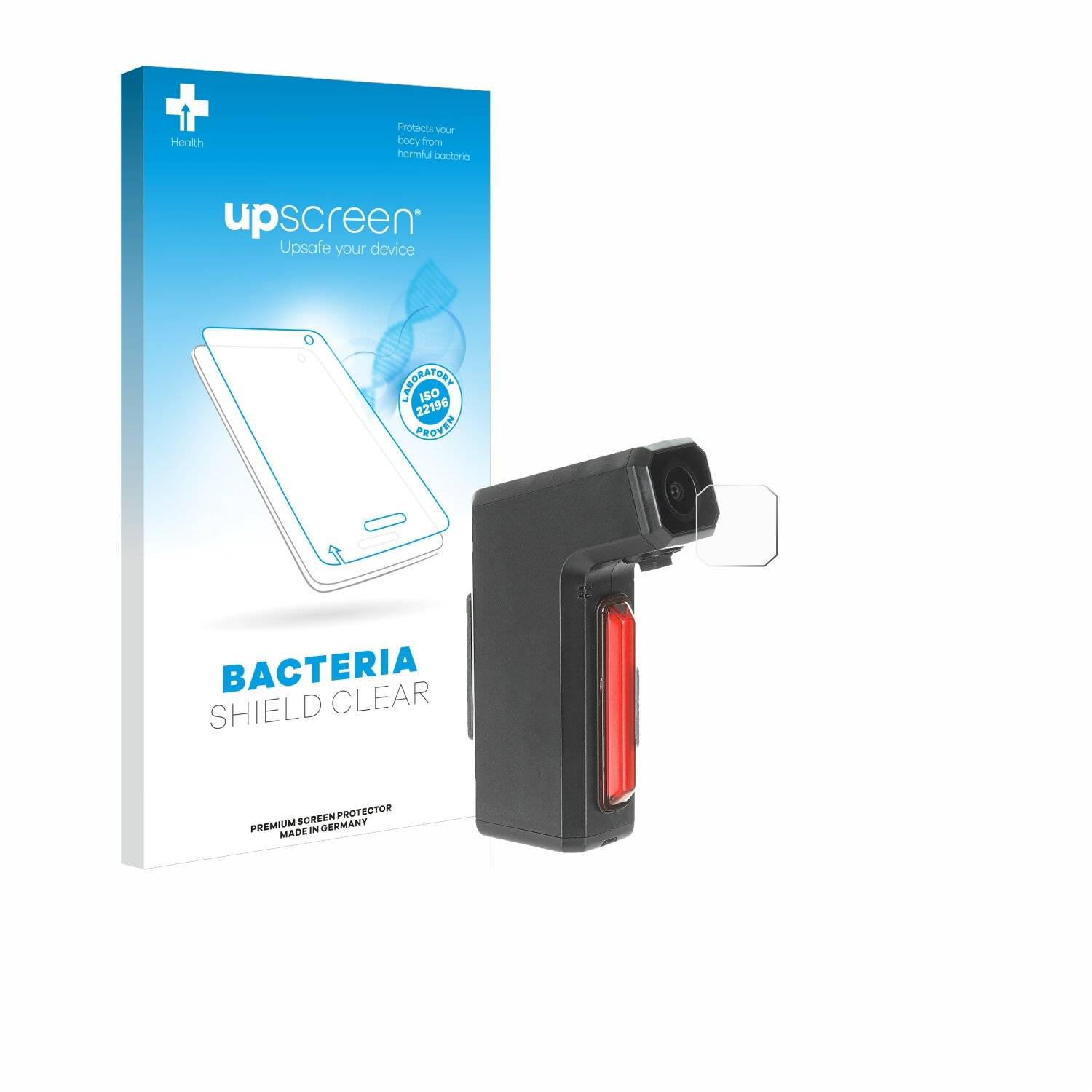 upscreen Bacteria Shield Schutzfolie für Tooo Cycling DVR80 -