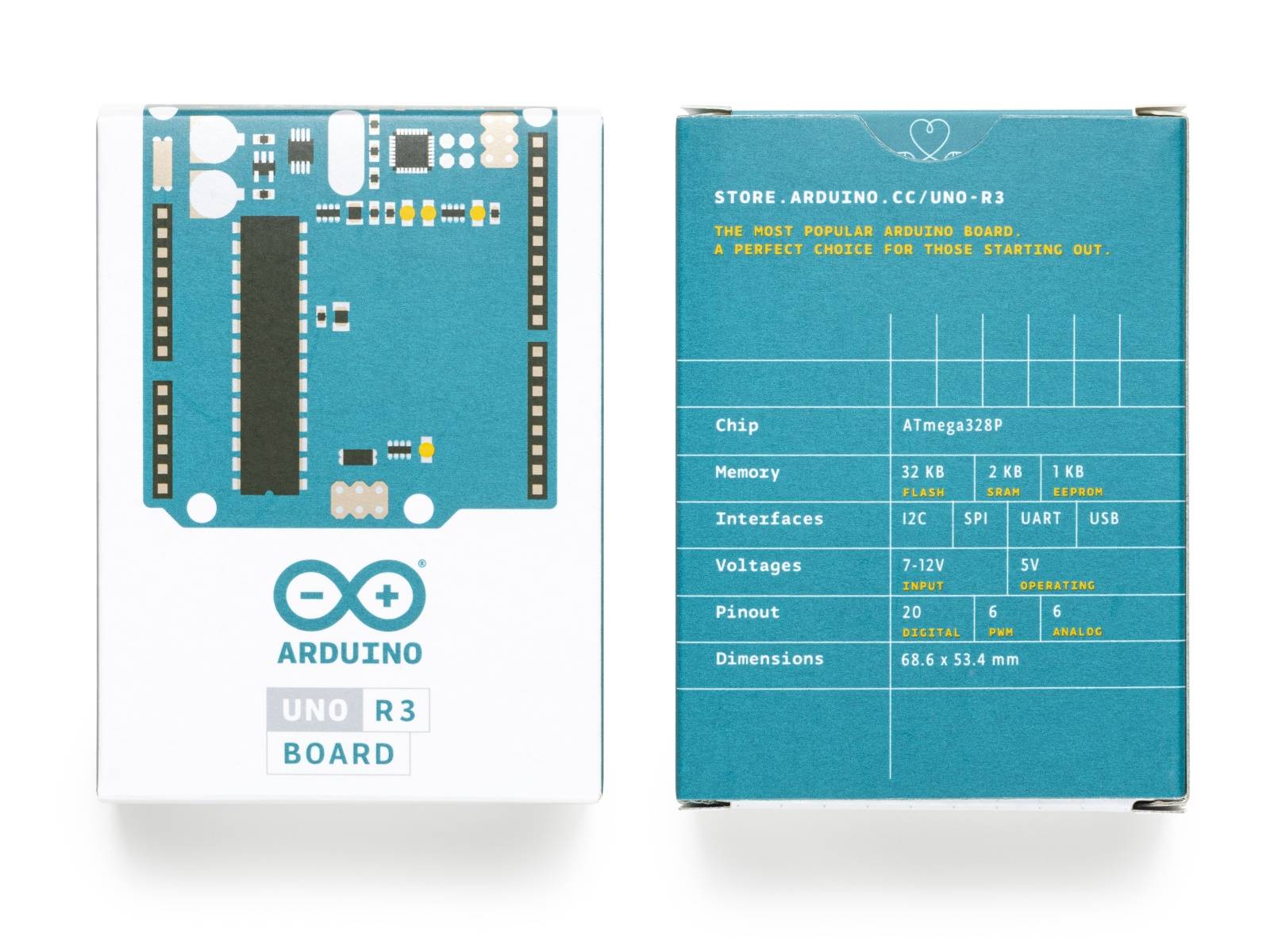 ARDUINO ®, Uno Rev3, A000066